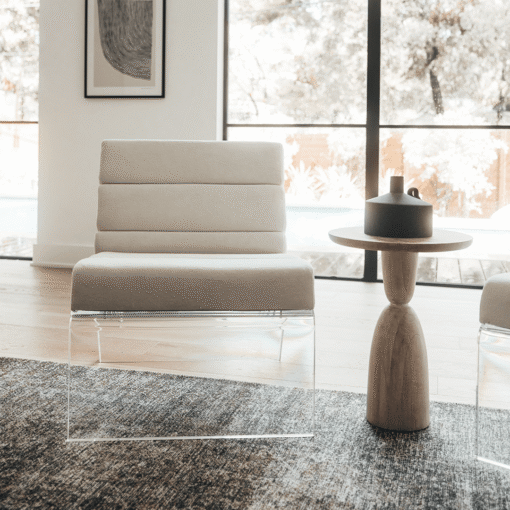 Bowie Acrylic Lounge Chair - Image 8