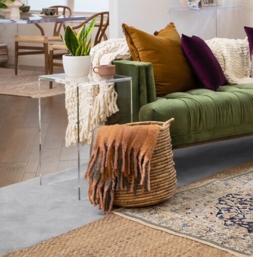Claney Acrylic End Table - Image 5