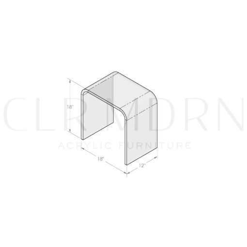 Monroe Vanity Stool - Image 3