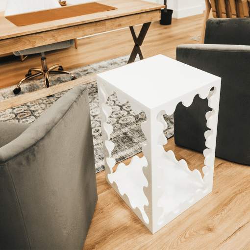 Audrey Wavy Acrylic Table - Image 7