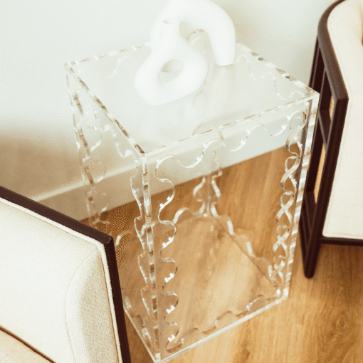 Audrey Wavy Acrylic Table - Image 6