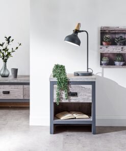 Boston Lamp Table Grey