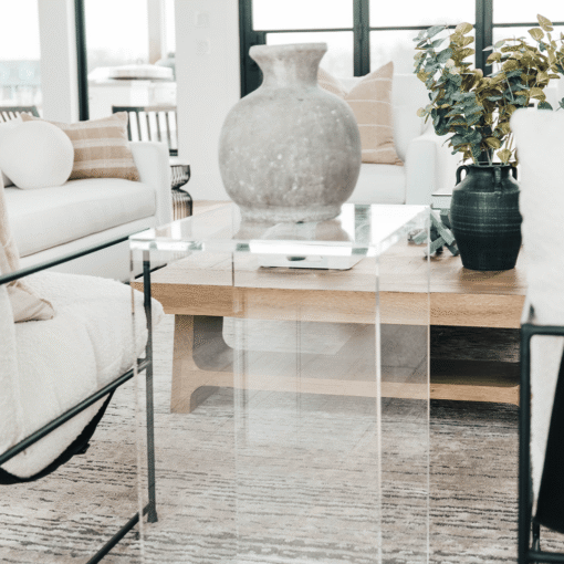 Claney Acrylic End Table - Image 4