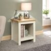 Lancaster Side Table With Shelf Cream