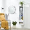 Galicia Tall Shelf Unit With Led White