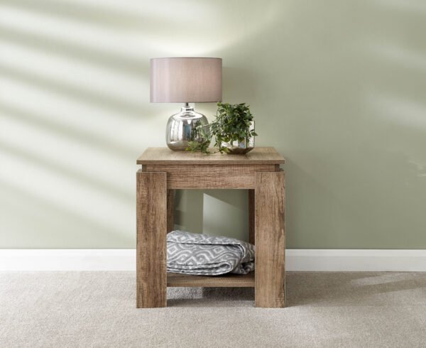Canyon Oak Lamp Table