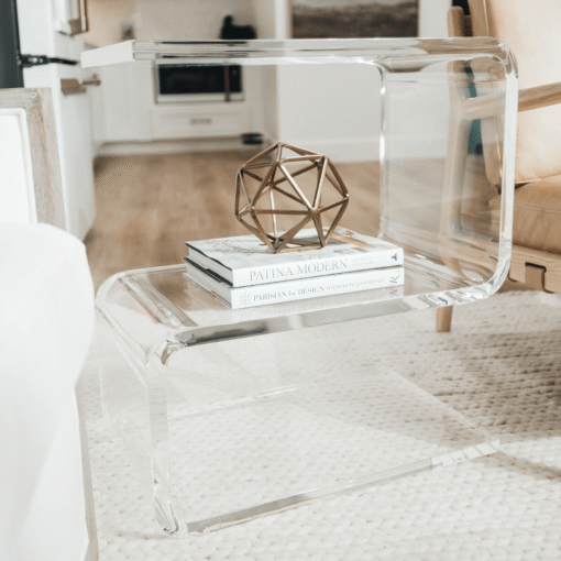 Calista Acrylic Side Table - Image 5